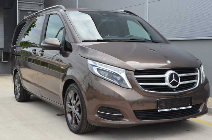MERCEDES-BENZ V KLASSE V250d LONG-PREDĹŽENÝ AVANTGARDE WEBASTO 360 KAMERA BURMESTER AUDIO DISTRONIC ŤAŽNÉ